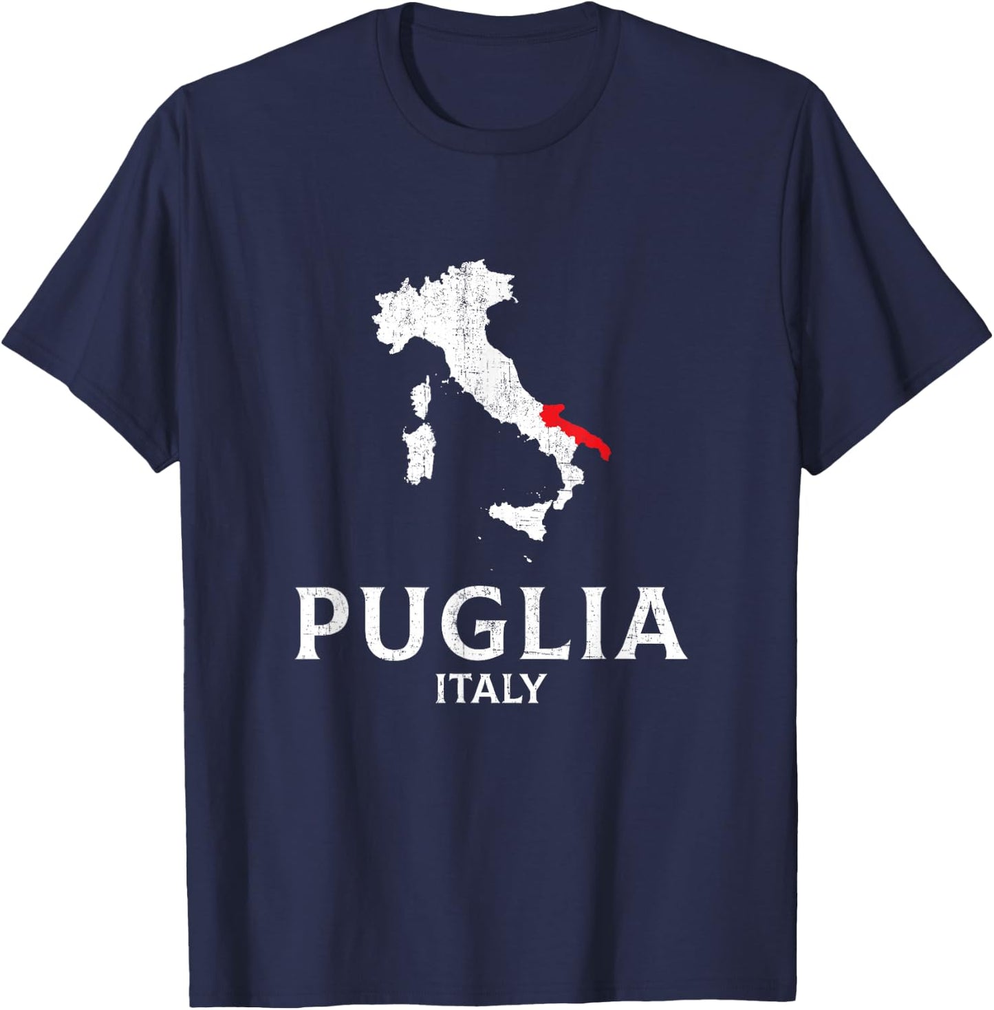 Puglia, Italian Italy T-Shirt - T-Shirt | Navy