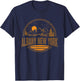Vintage Albany, New York Mountain Hiking Souvenir Print T-Shirt - T-Shirt | Navy