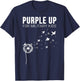 I Purple Up For Military Kids Shirt Soldier Dandelion T-Shirt - T-Shirt | Navy