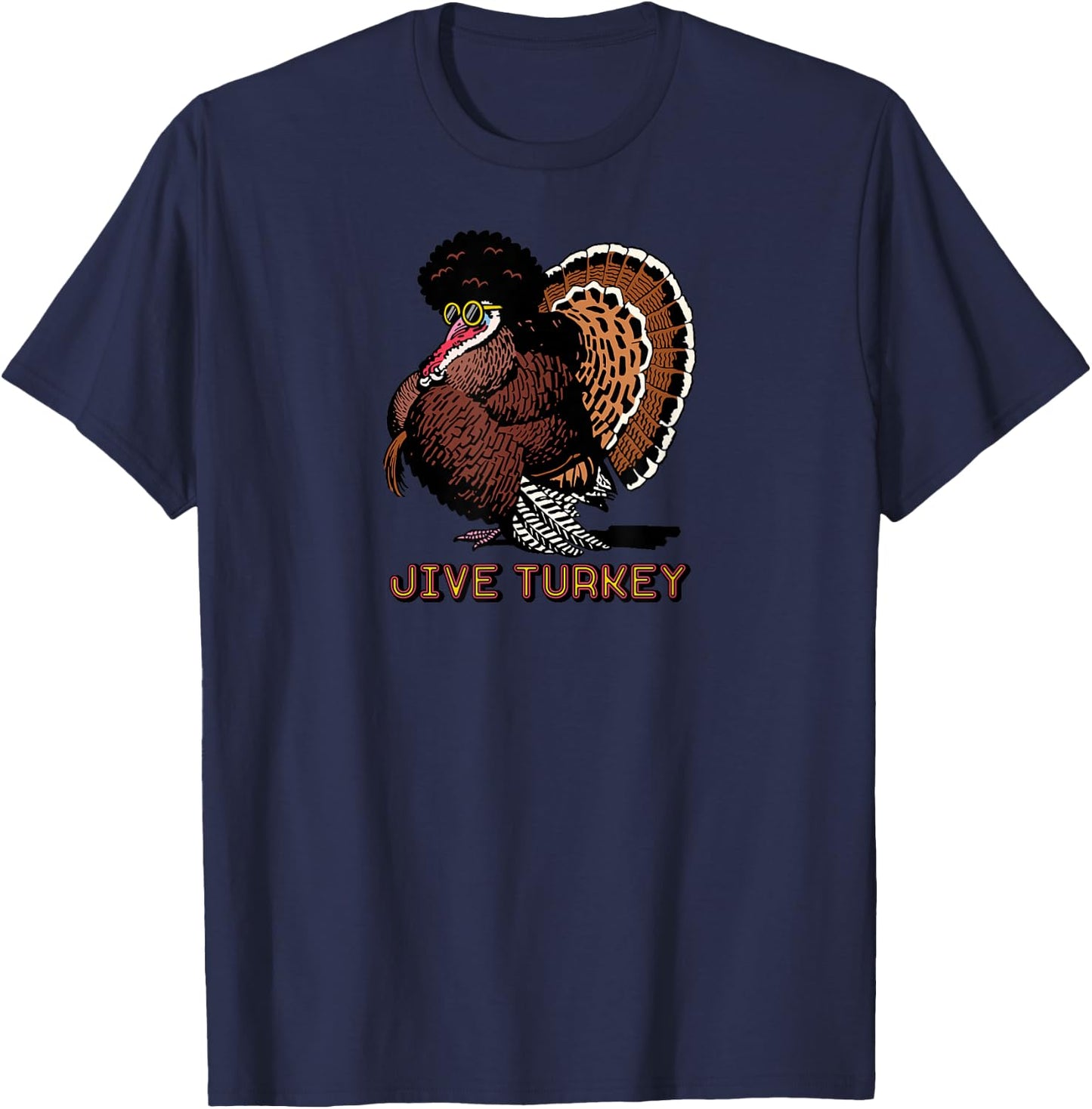 Jive Turkey T-Shirt - T-Shirt | Navy