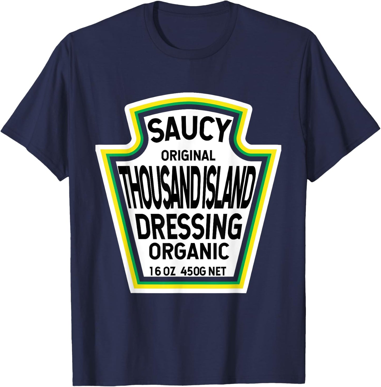 Thousand Island Dressing Salad Easy Halloween Costume Group T-Shirt - T-Shirt | Navy