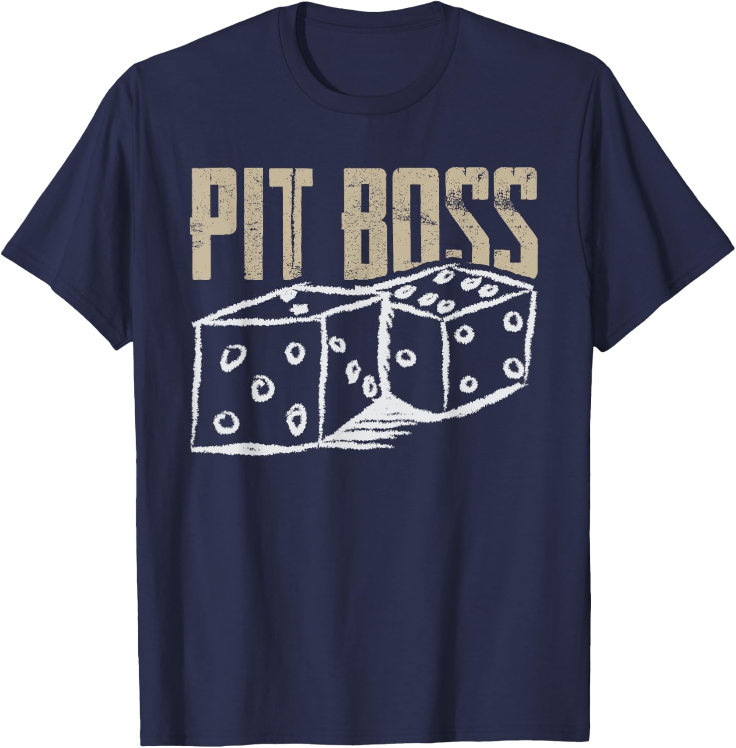 Pit Boss Casino Gambling BlackJack : Card Shark Poker T-Shirt - T-Shirt | Navy