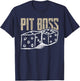 Pit Boss Casino Gambling BlackJack : Card Shark Poker T-Shirt - T-Shirt | Navy