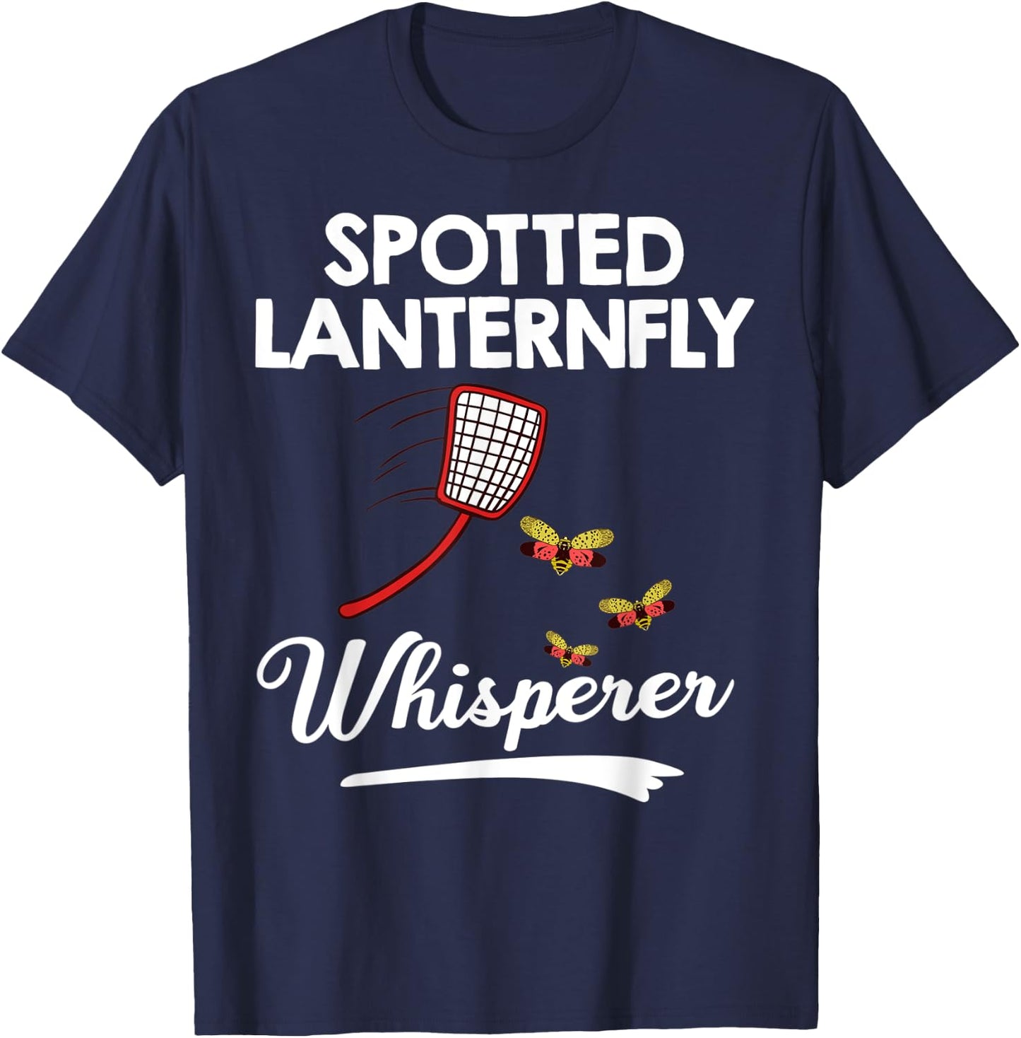 Spotted Lanternfly Trap Insect Spray Lantern Fly T-Shirt - T-Shirt | Navy