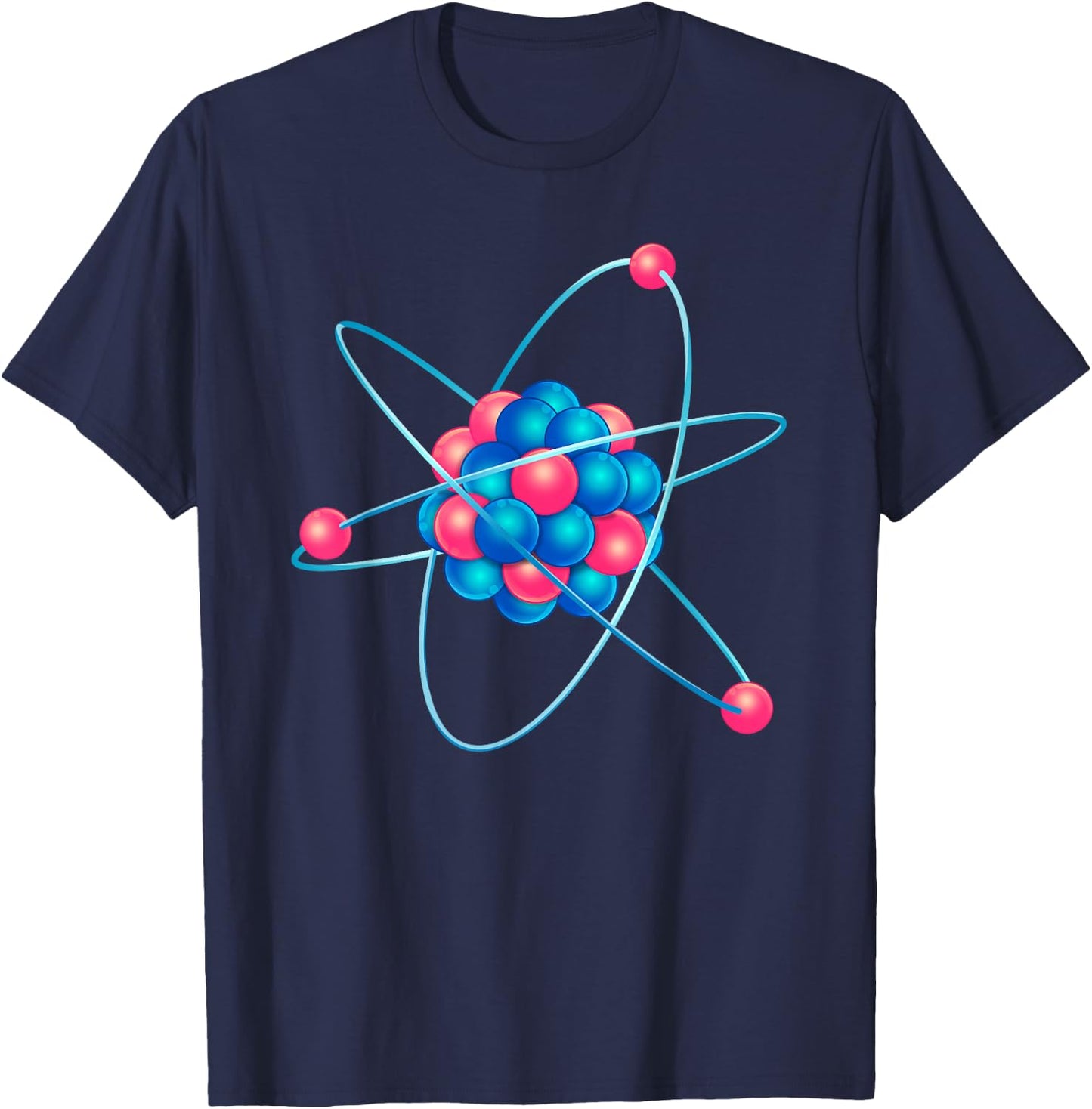Atom Proton Neutron Chemistry T-Shirt - T-Shirt | Navy