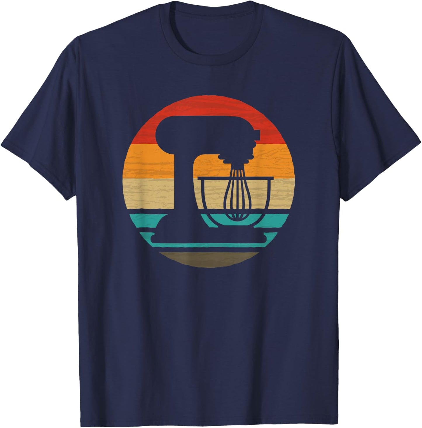 Baking Retro Style Vintage T-Shirt - T-Shirt | Navy