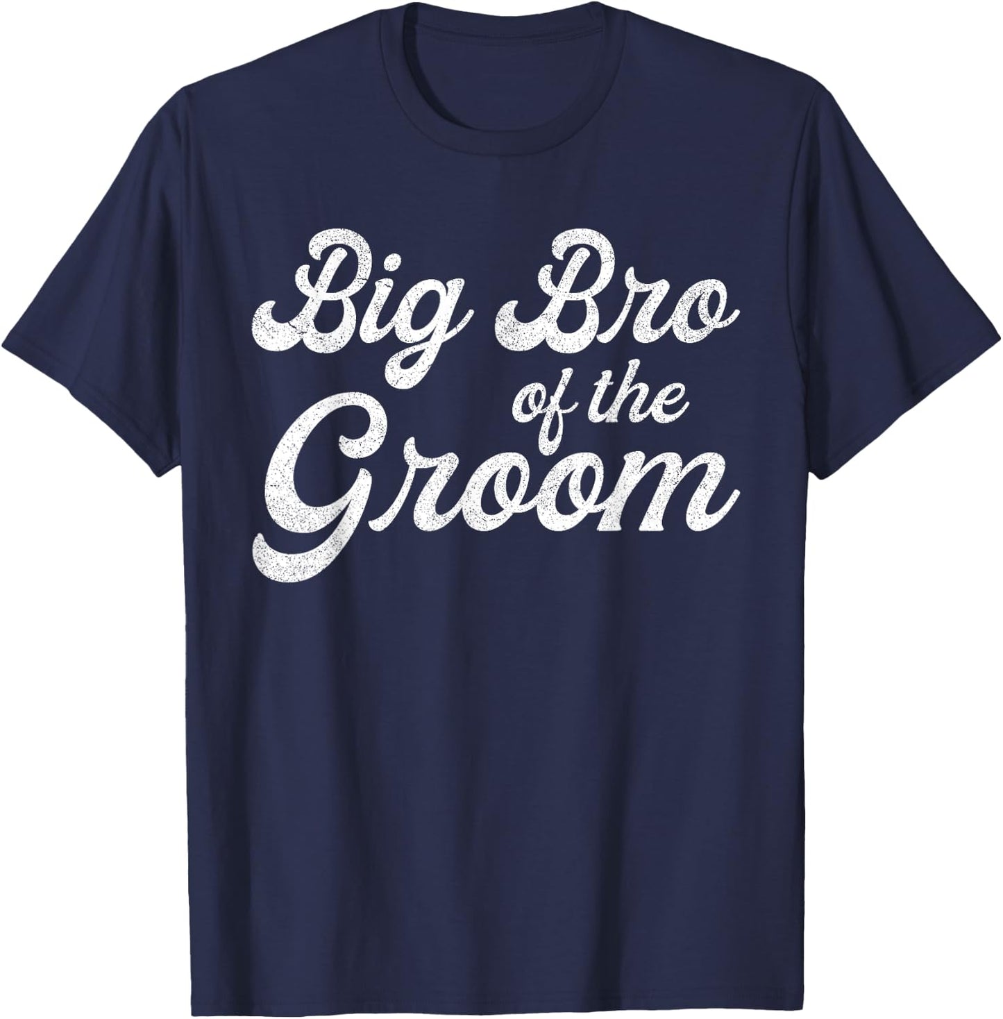 Big Brother Of The Groom Shirts Boys, Bachelor Party T-Shirt - T-Shirt | Navy