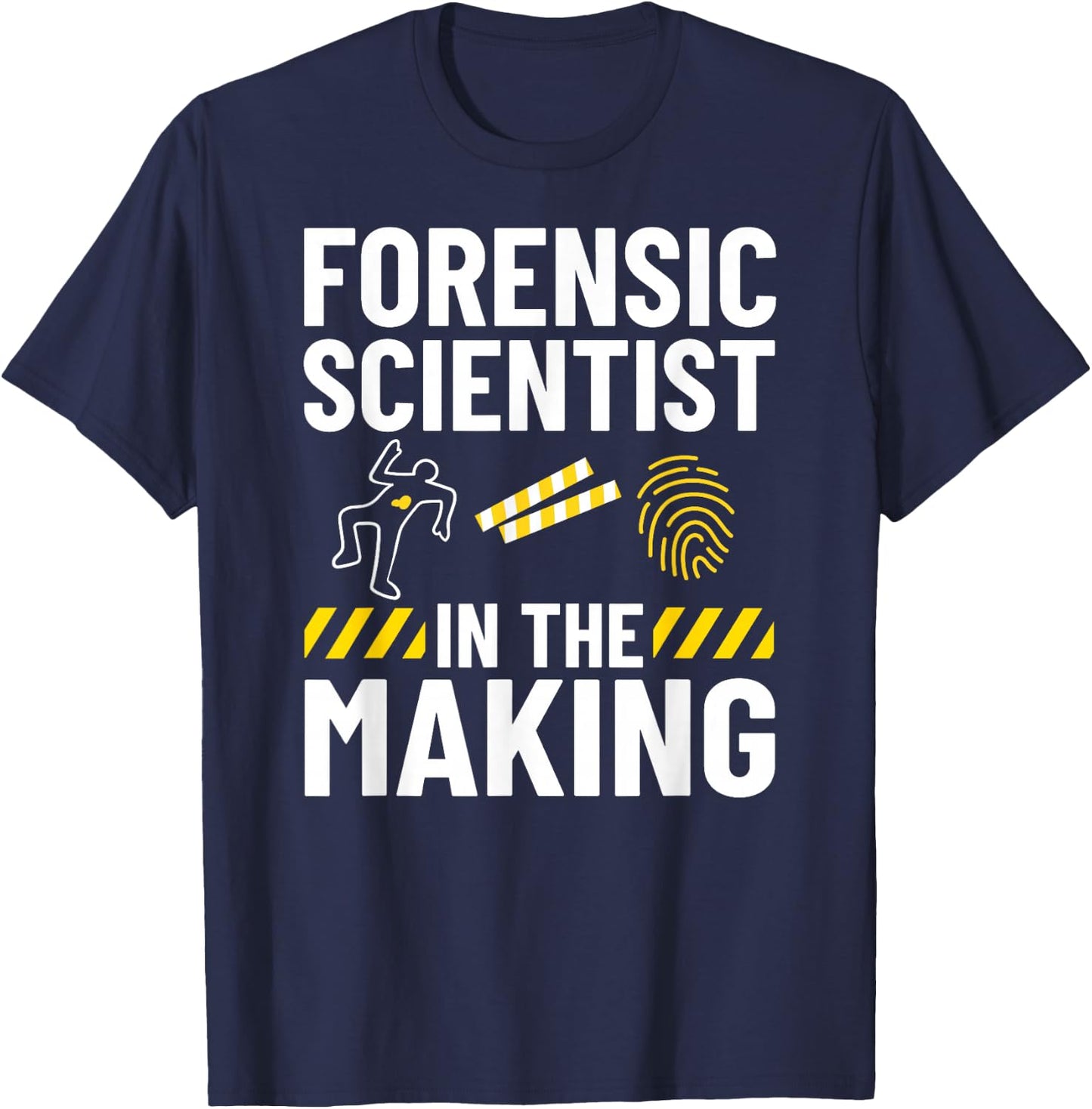 Forensic Science Technician Crime Scene Investigator T-Shirt - T-Shirt | Navy