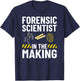 Forensic Science Technician Crime Scene Investigator T-Shirt - T-Shirt | Navy