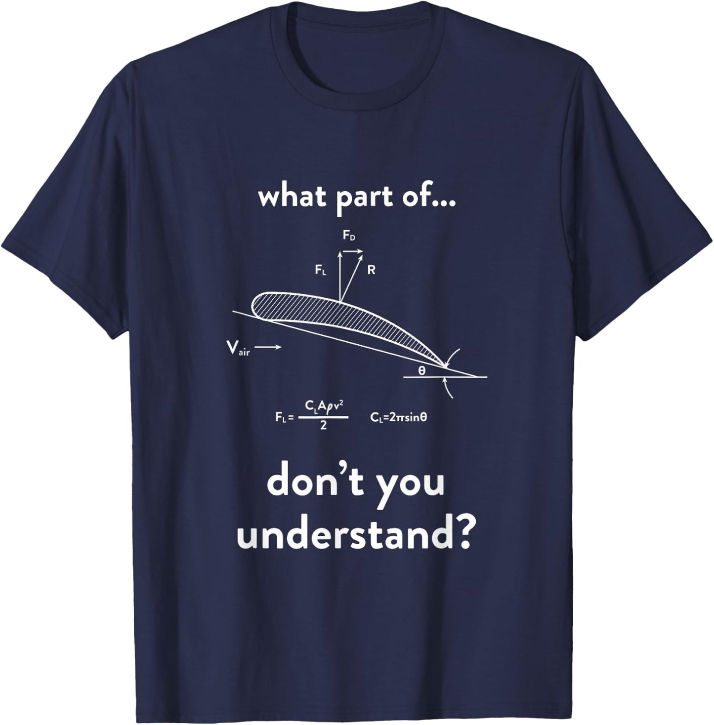 What Part of Lift Do You Not Understand? T-Shirt - T-Shirt | Navy