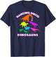 Disco Dancing Dinosaurs Prove Awesome Teacher Present Idea Women Kids T-Shirt - T-Shirt | Navy
