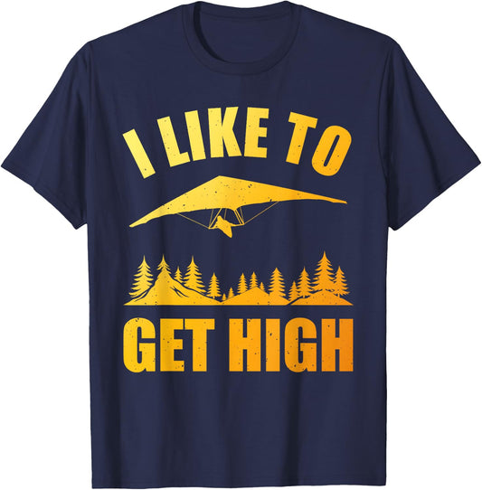 Cool Hang Glider Art Women Hang Glide Hang Gliding T-Shirt - T-Shirt | Navy