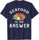 Funny Seafood Apparel | Awesome Seafoods Lover Design T-Shirt - T-Shirt | Navy