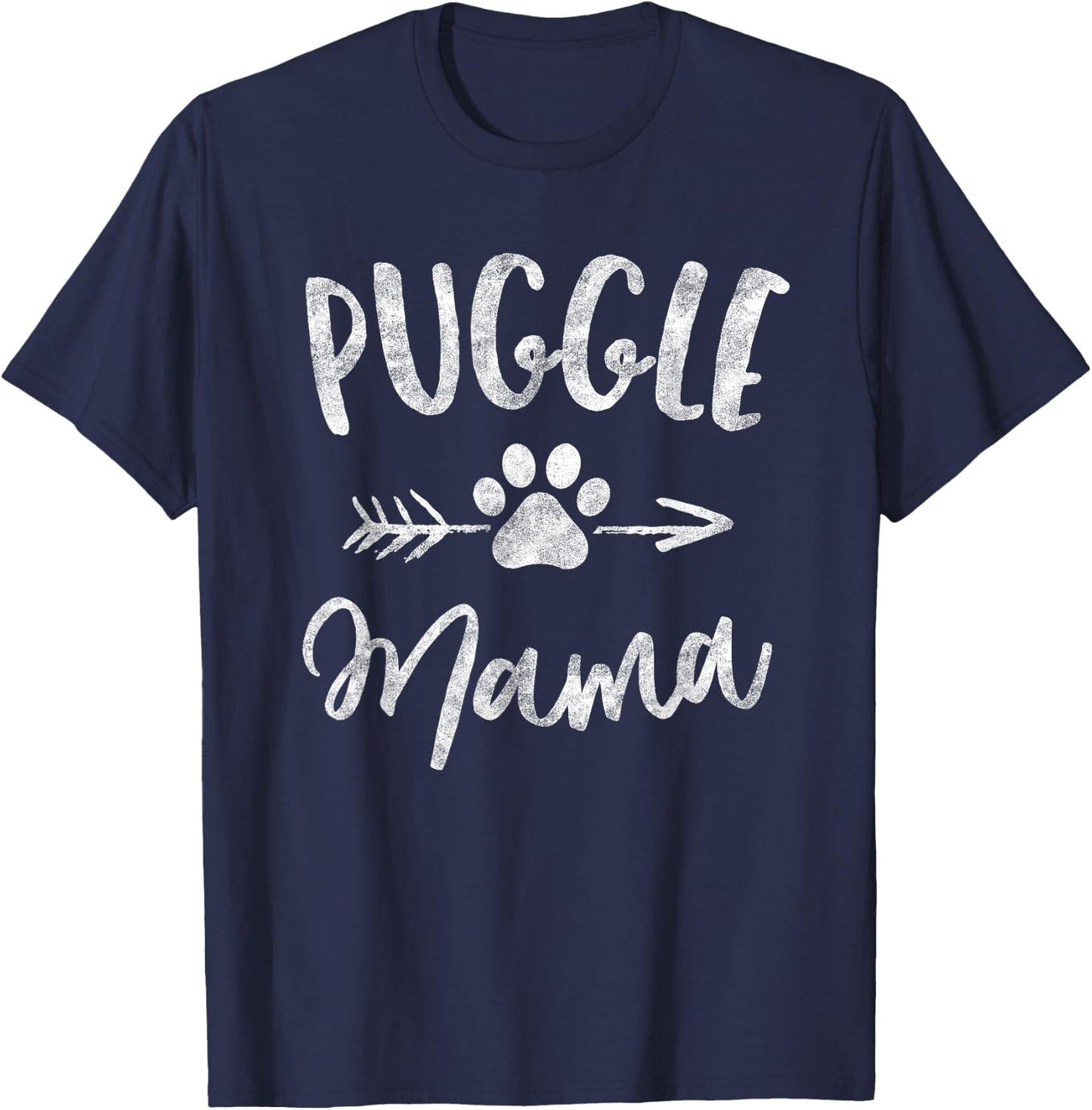 Puggle Mama Shirt Pug Beagle Lover Owner Gifts Dog Mom Men Women Kids T-Shirt - T-Shirt | Navy