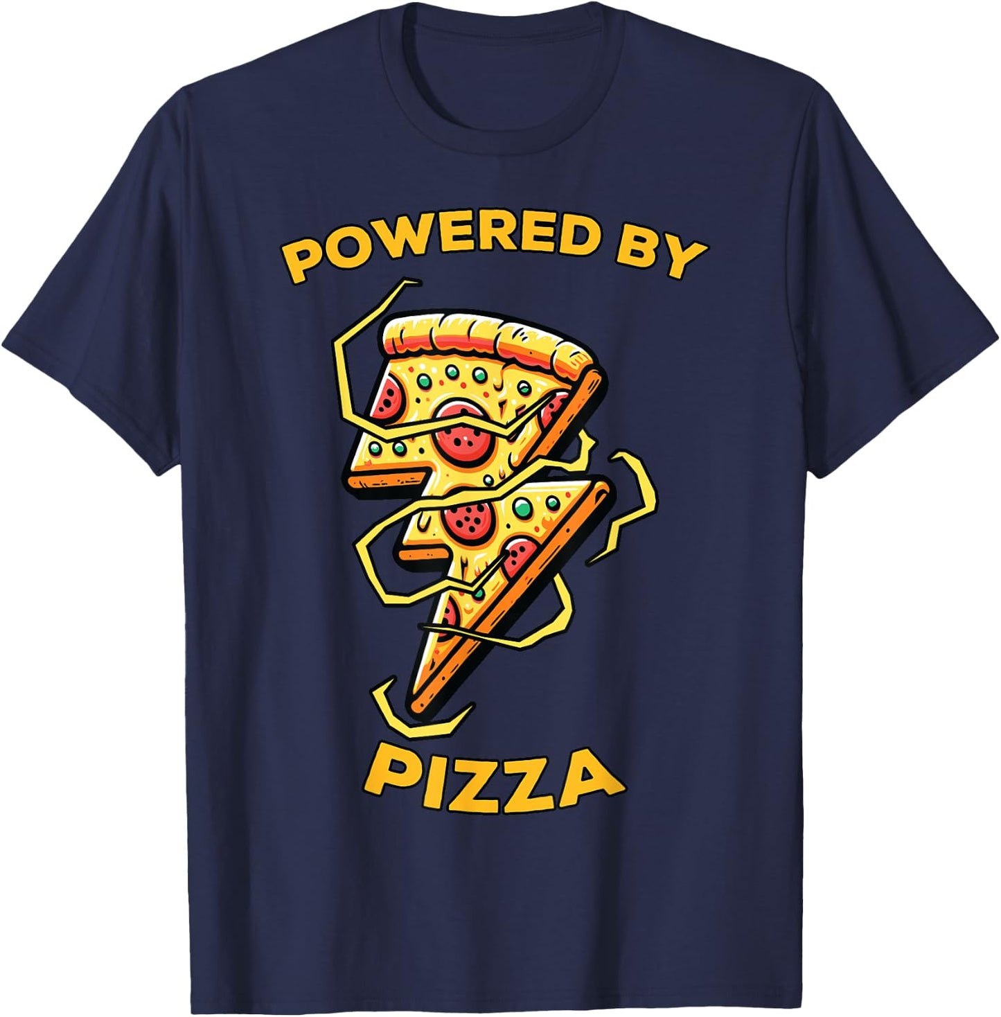 Pizza Quote Pizza Lovers Funny Food Pizza T-Shirt - T-Shirt | Navy