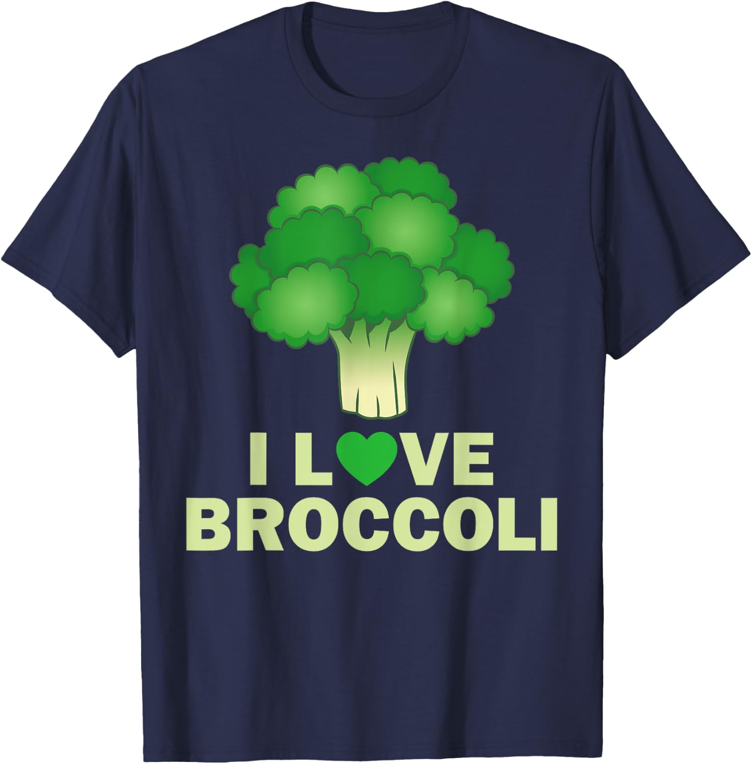 Best Broccoli Women Paleo Keto Diet Vegan Healthy T-Shirt - T-Shirt | Navy