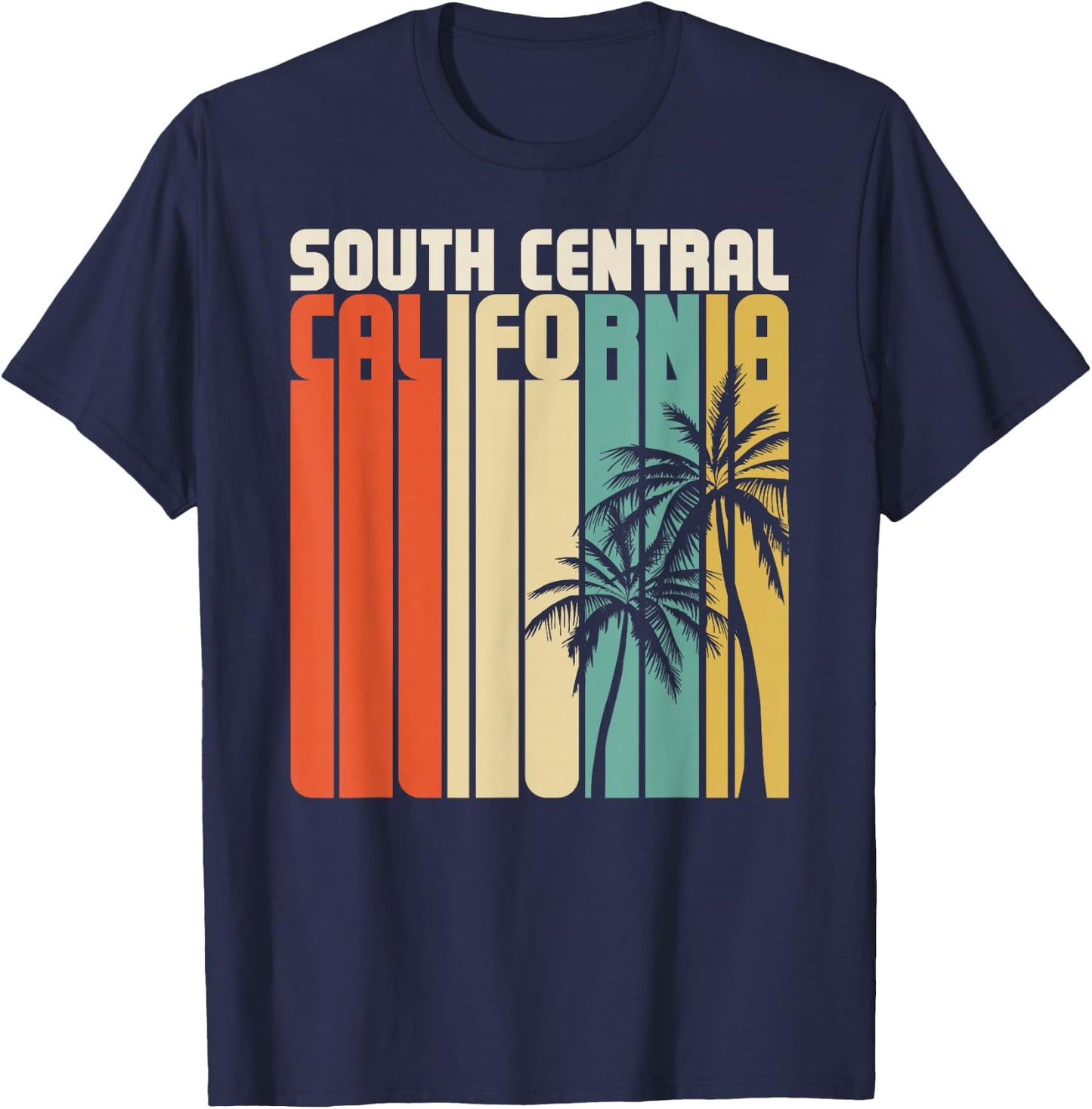 South Central Los Angeles Street LA Slauson Crenshaw 323 LA T-Shirt - T-Shirt | Navy