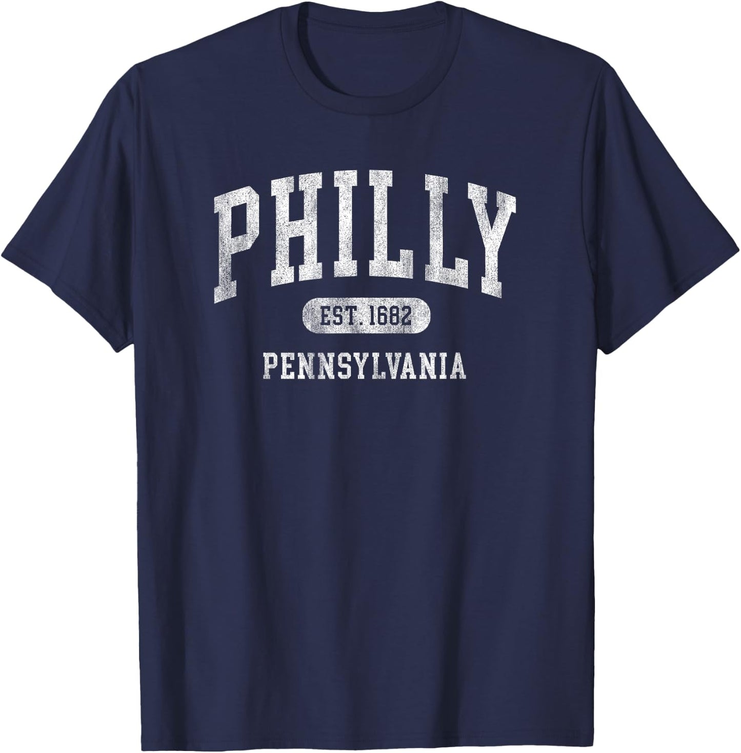 Philadelphia Pennsylvania retro throwback Philly Souvenir T-Shirt - T-Shirt | Navy