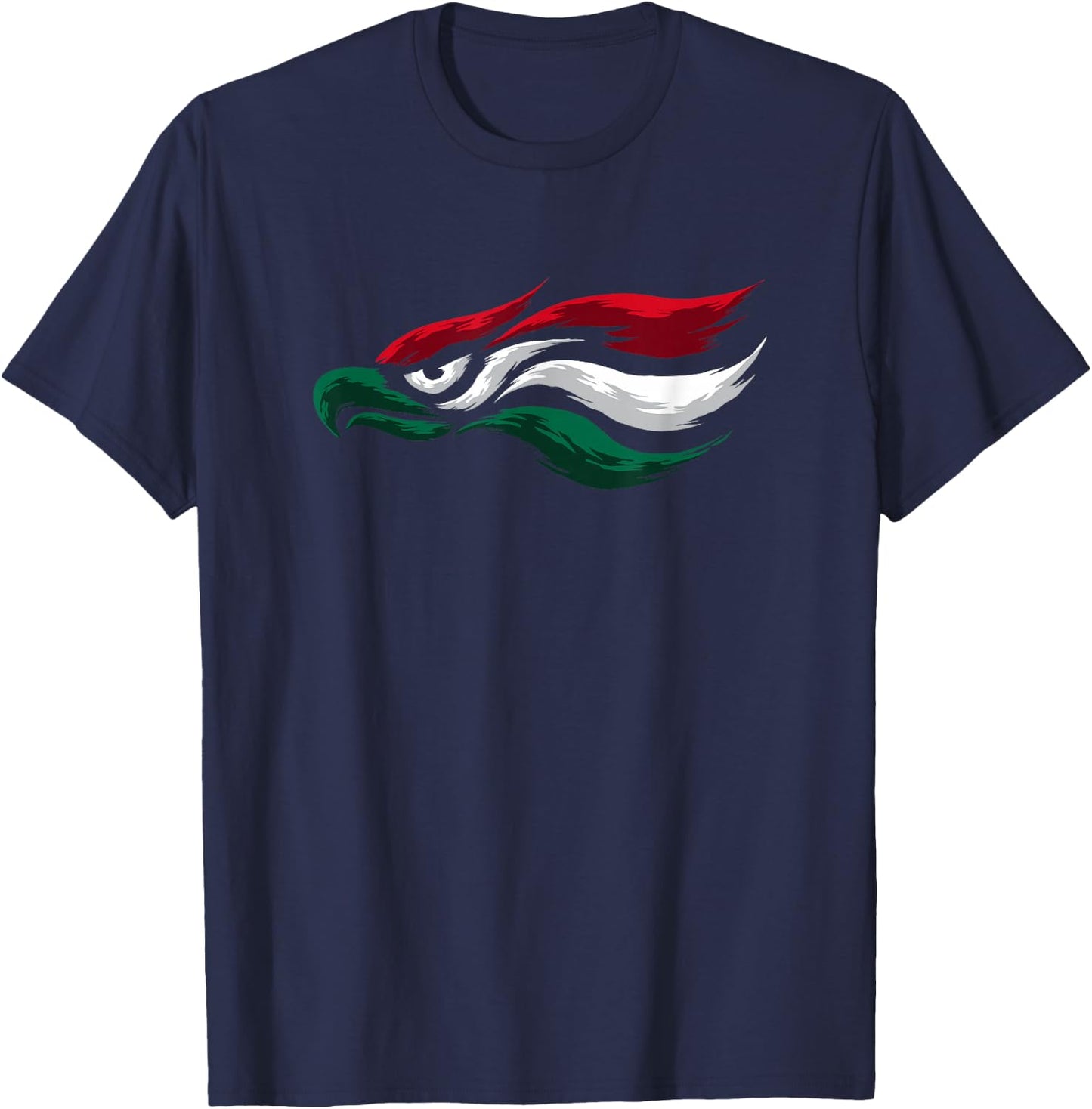 Mexican Eagle With Mexico Flag - Hecho En Mexico T-Shirt - T-Shirt | Navy