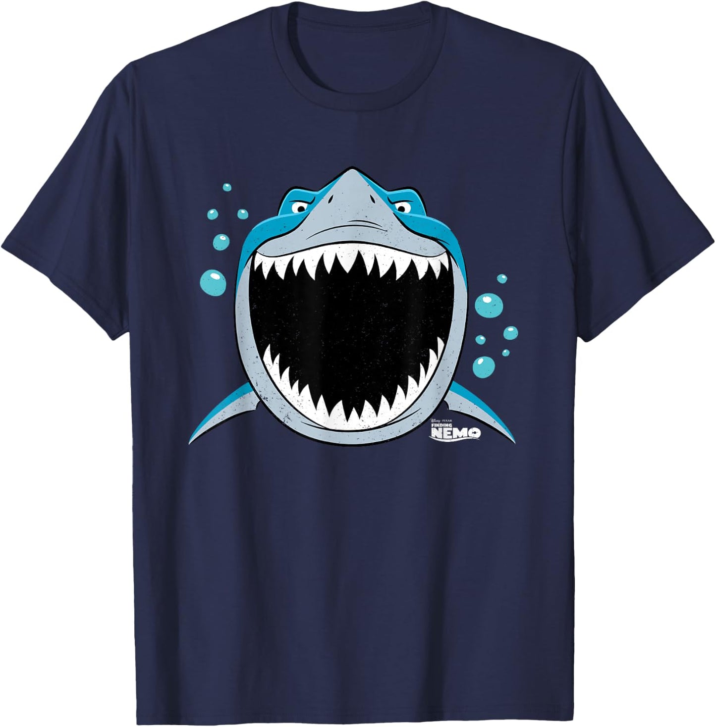 Disney PIXAR Finding Nemo Bruce JAWsome T-Shirt - T-Shirt | Navy