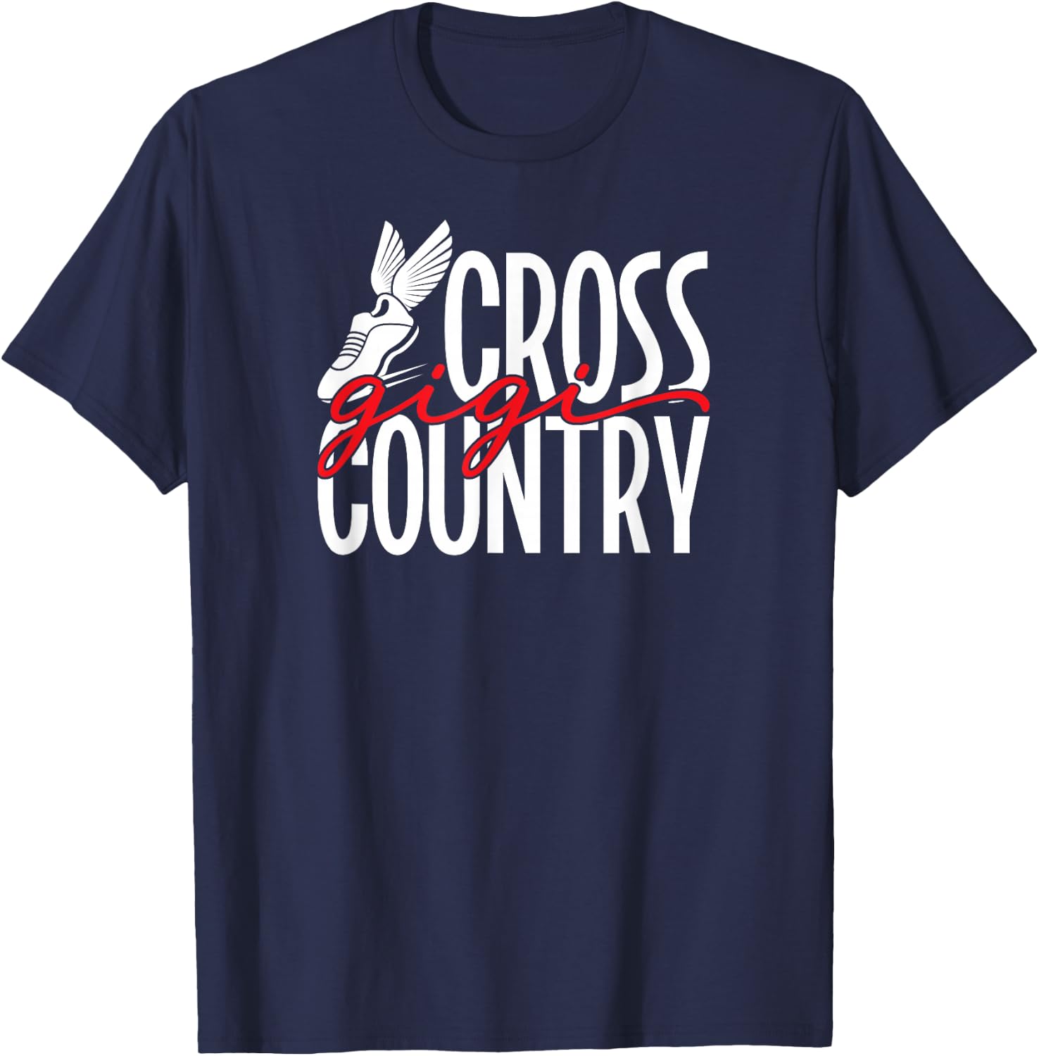 Cross Country Gigi Of A Cross Country Runner Gigi XC Gigi T-Shirt - T-Shirt | Navy