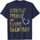Hunting Fishing Loving Everyday T-Shirt - T-Shirt | Navy