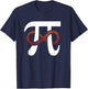 Funny Pi Number 3.141 Infinity Pi Day Funny Geek Math Lover T-Shirt - T-Shirt | Navy