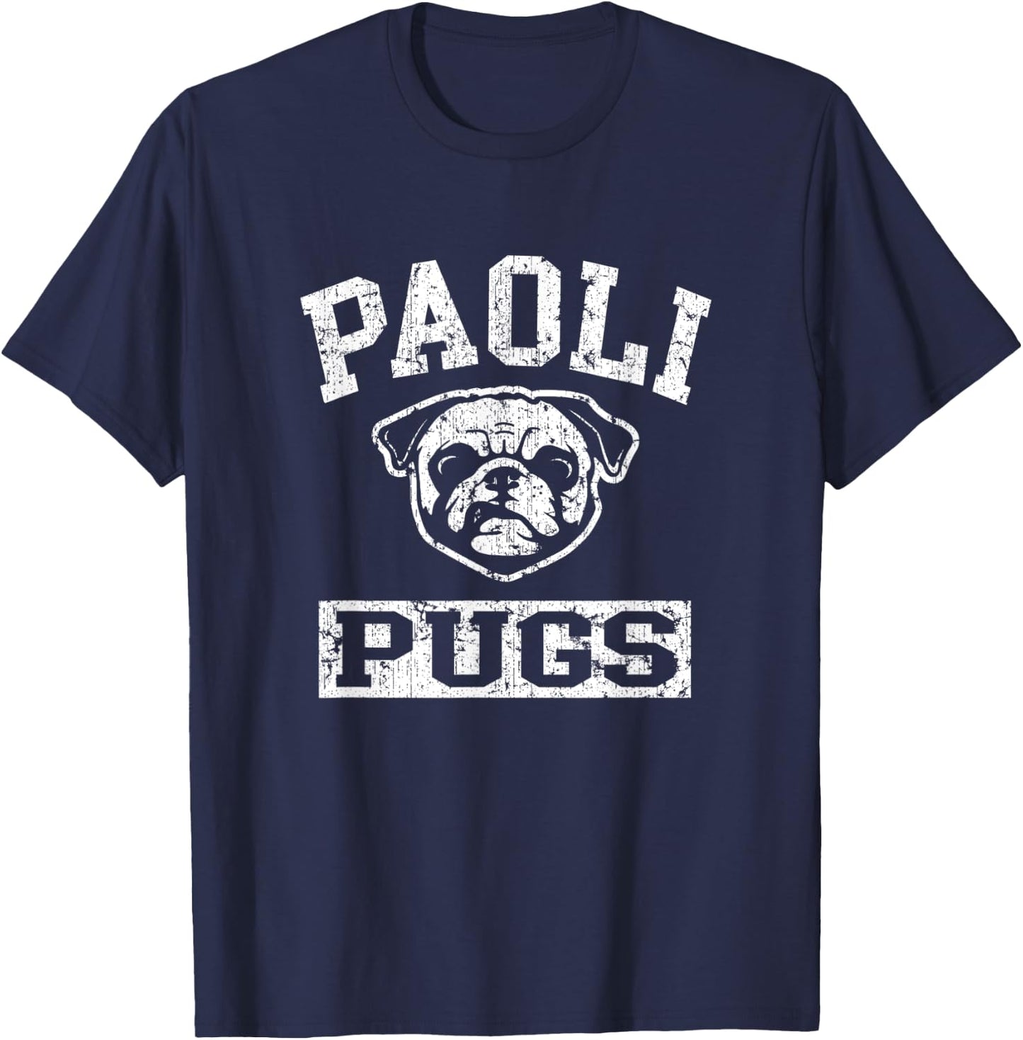 Paoli Pugs Vintage T-Shirt - T-Shirt | Navy