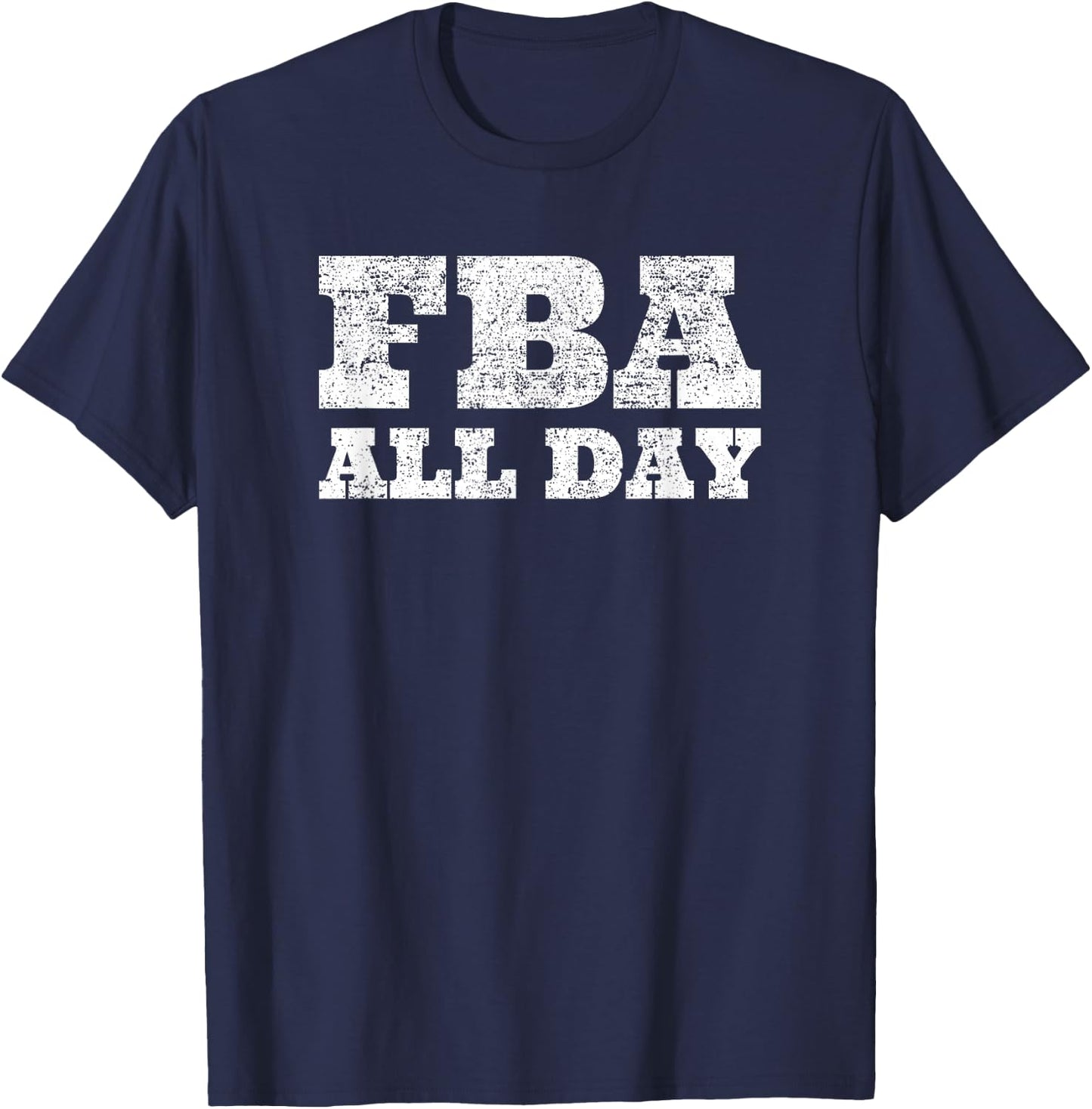 FBA All Day Black Foundational History American Top T-Shirt - T-Shirt | Navy