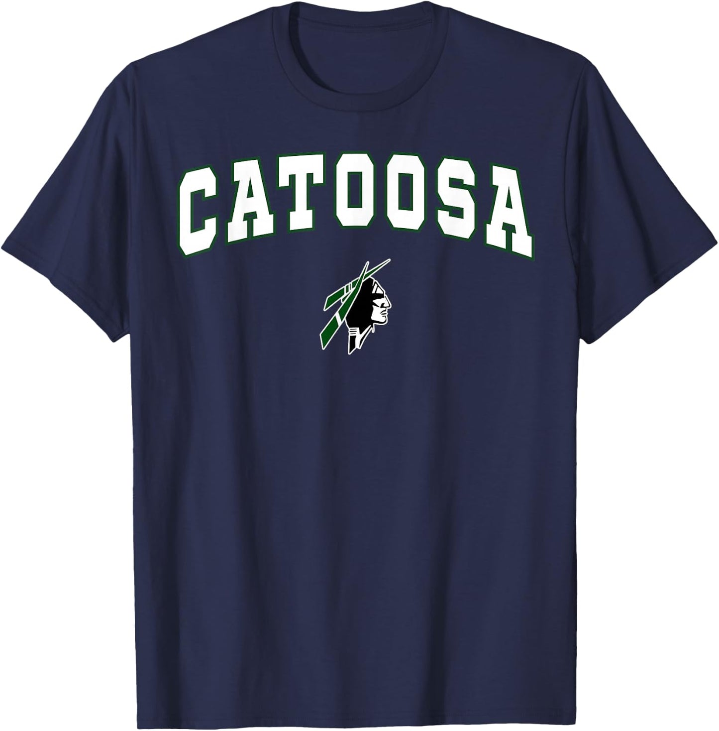 Catoosa High School Indians C2 T-Shirt - T-Shirt | Navy
