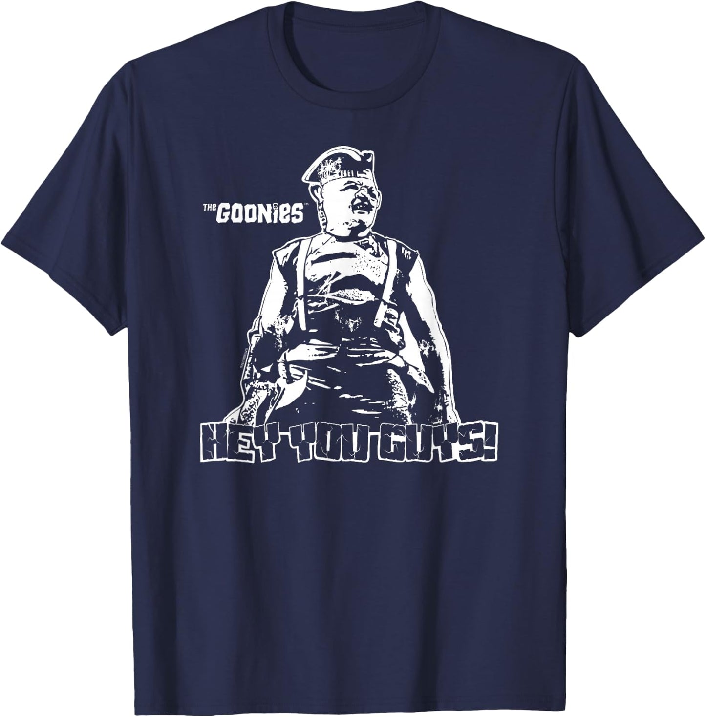 The Goonies Hey You Guys! Sloth Photo Movie T-Shirt - T-Shirt | Navy