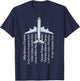 Phonetic Alphabet Pilot Airplane Funny Gift Plane Letters T-Shirt - T-Shirt | Navy