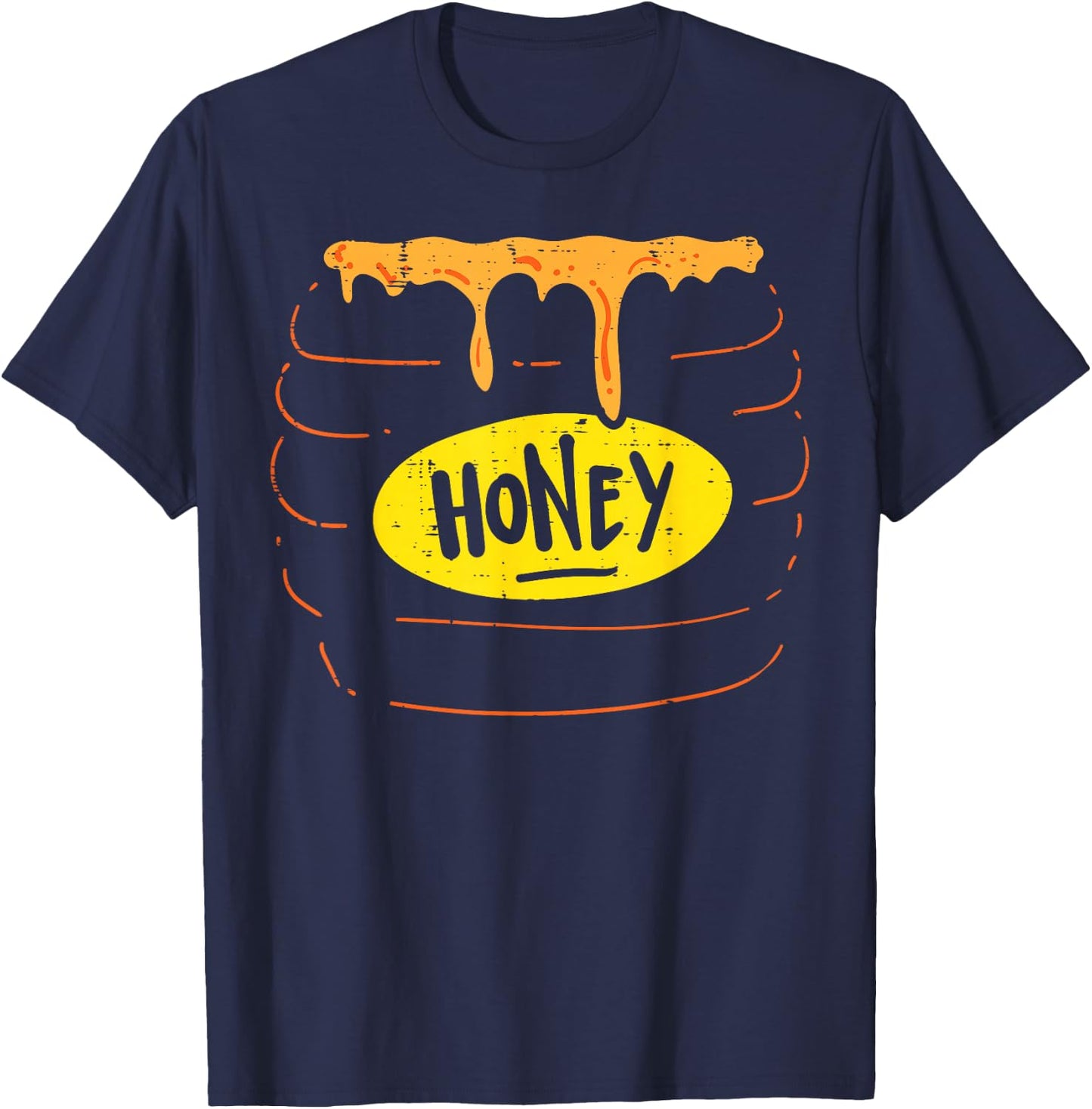 Honey Jar Pot Costume Funny Sweet Halloween Men Women Kids T-Shirt - T-Shirt | Navy