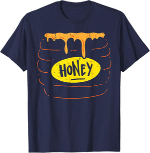 Honey Jar Pot Costume Funny Sweet Halloween Men Women Kids T-Shirt - T-Shirt | Navy