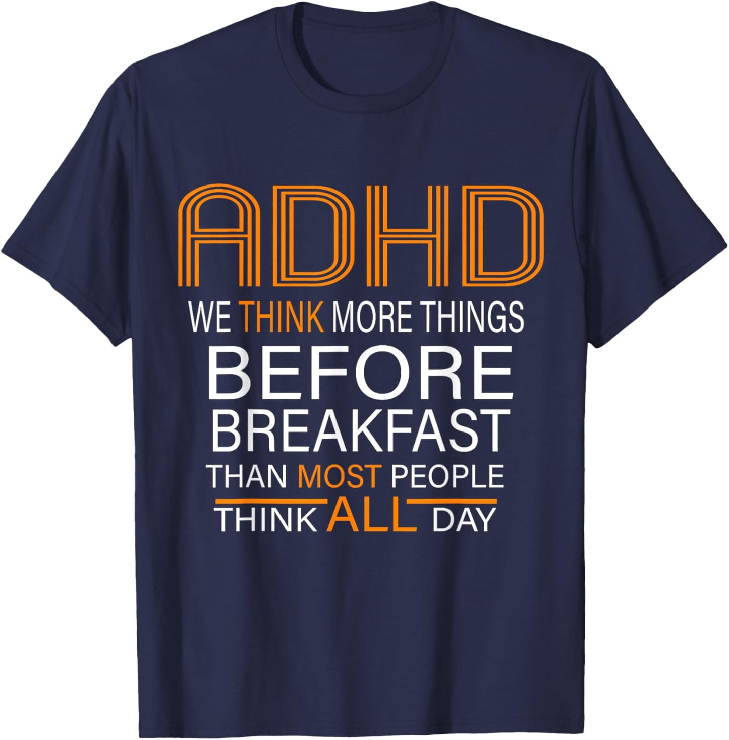 Adhd T-Shirt - T-Shirt | Navy