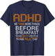 Adhd T-Shirt - T-Shirt | Navy