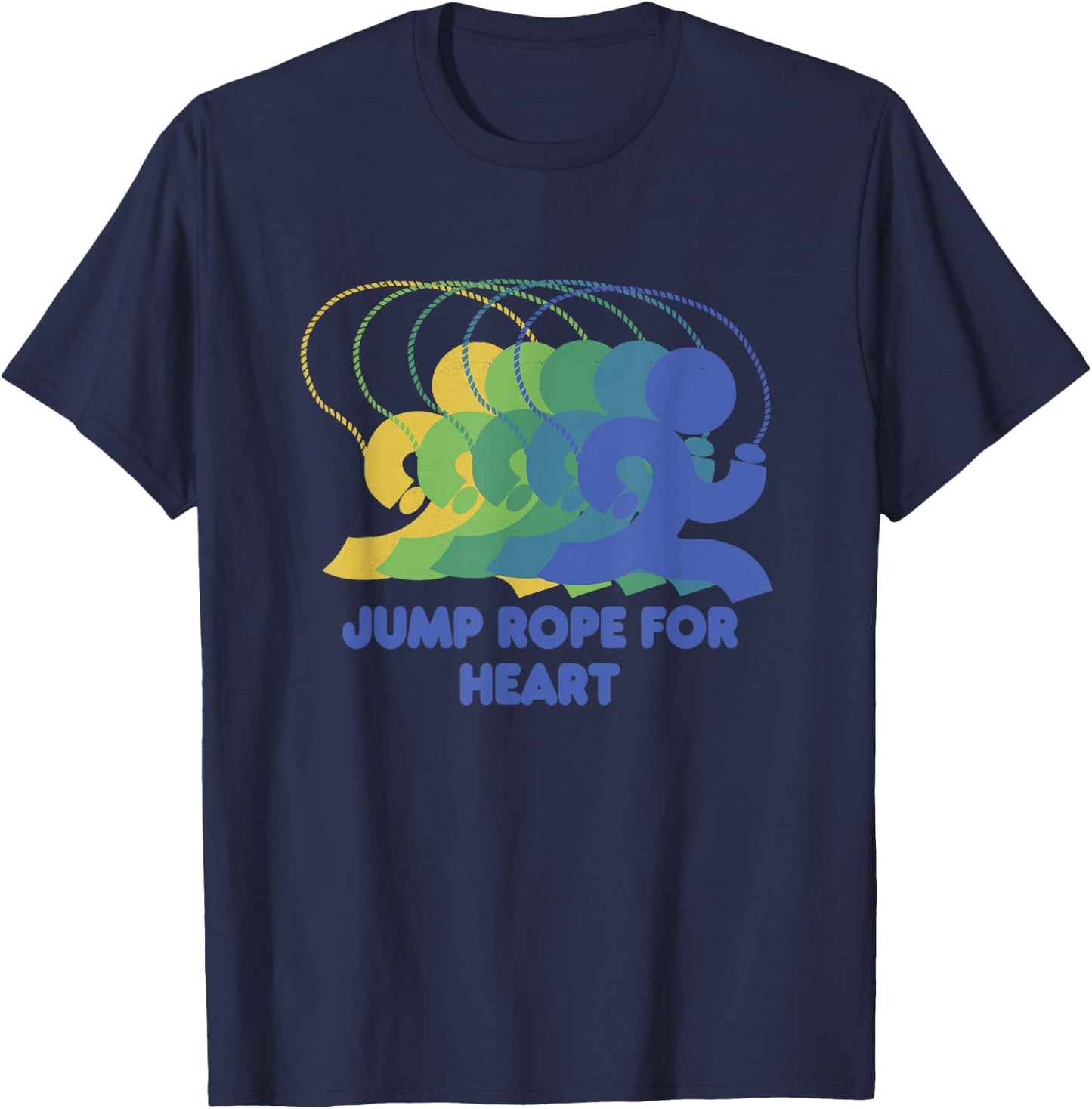 Jump Rope for heart T-Shirt - T-Shirt | Navy