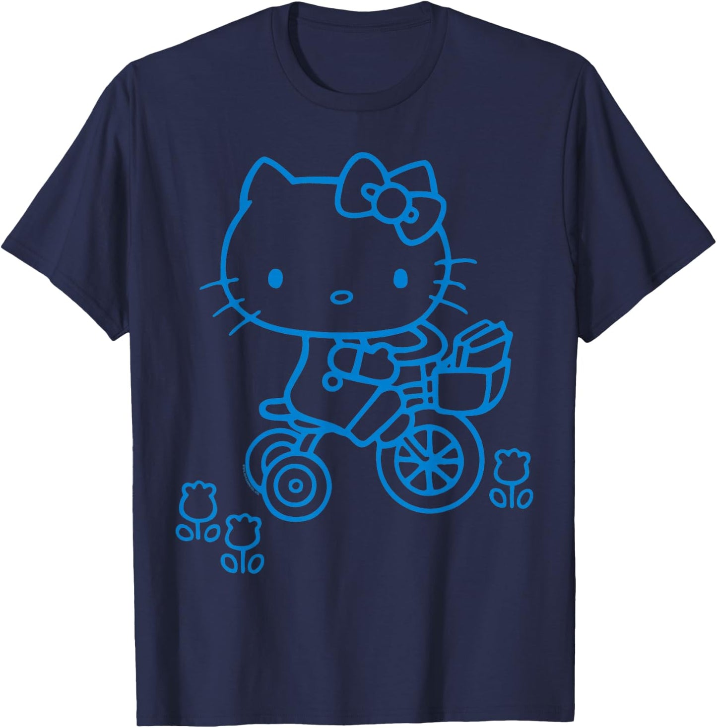 Hello Kitty Retro Bike Ride Shirt T-Shirt - T-Shirt | Navy