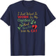 I Just Want To Work In My Garden And Hang Out With My Cat Men Women T-Shirt - T-Shirt | Navy