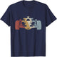 Racing Car Retro Style Vintage T-Shirt - T-Shirt | Navy