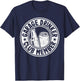 Beer Drinking American Flag Garage Drinker Club Member T-Shirt - T-Shirt | Navy