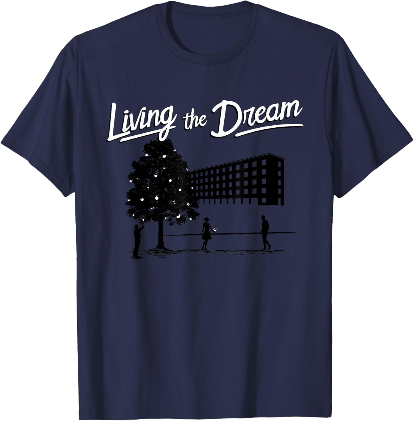 Book of Mormon Tree of Life Lehi Dream Funny LDS Word Game T-Shirt - T-Shirt | Navy