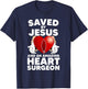 Funny Open Heart Surgery Design Women Heart Patients T-Shirt - T-Shirt | Navy