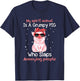 Pig Lover My Spirit Animal Is Grumpy Pig Funny T-Shirt - T-Shirt | Navy