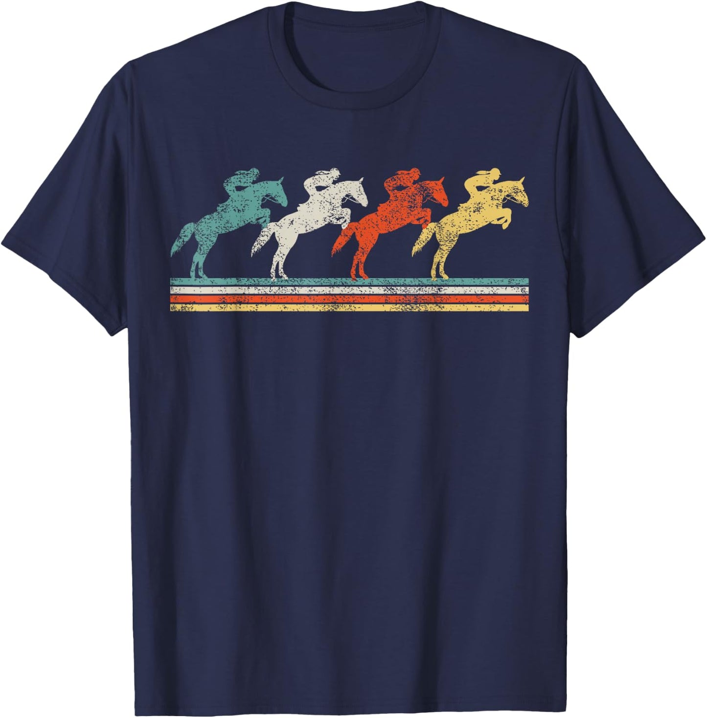 Jumping Horse T-Shirt - T-Shirt | Navy