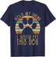Hold My Drink I Gotta Pet This Dog Funny Humor Gift Men Women T-Shirt - T-Shirt | Navy