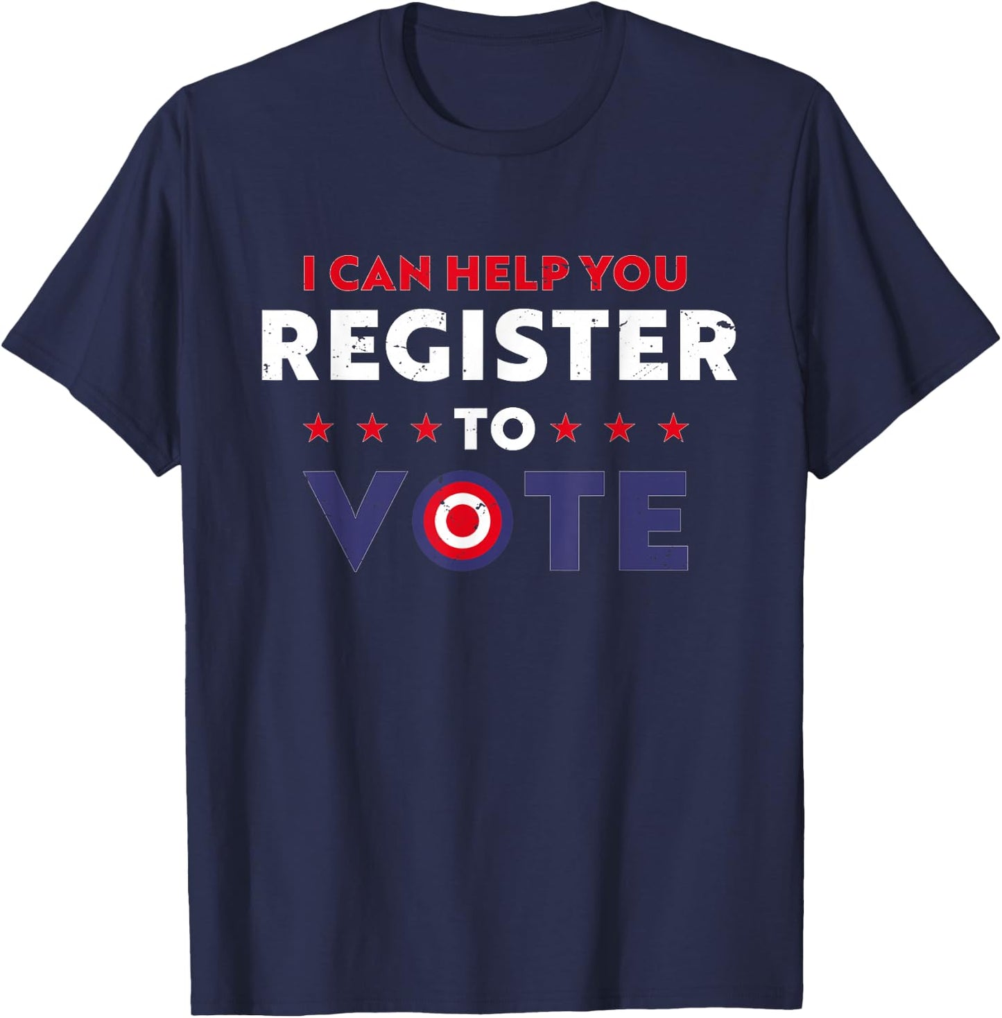 Midterm election or I Can Help You Register to Vote T-Shirt - T-Shirt | Navy