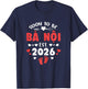 Soon to Be Ba NOI Est 2026 Promoted to Grandma 26 T-Shirt - T-Shirt | Navy