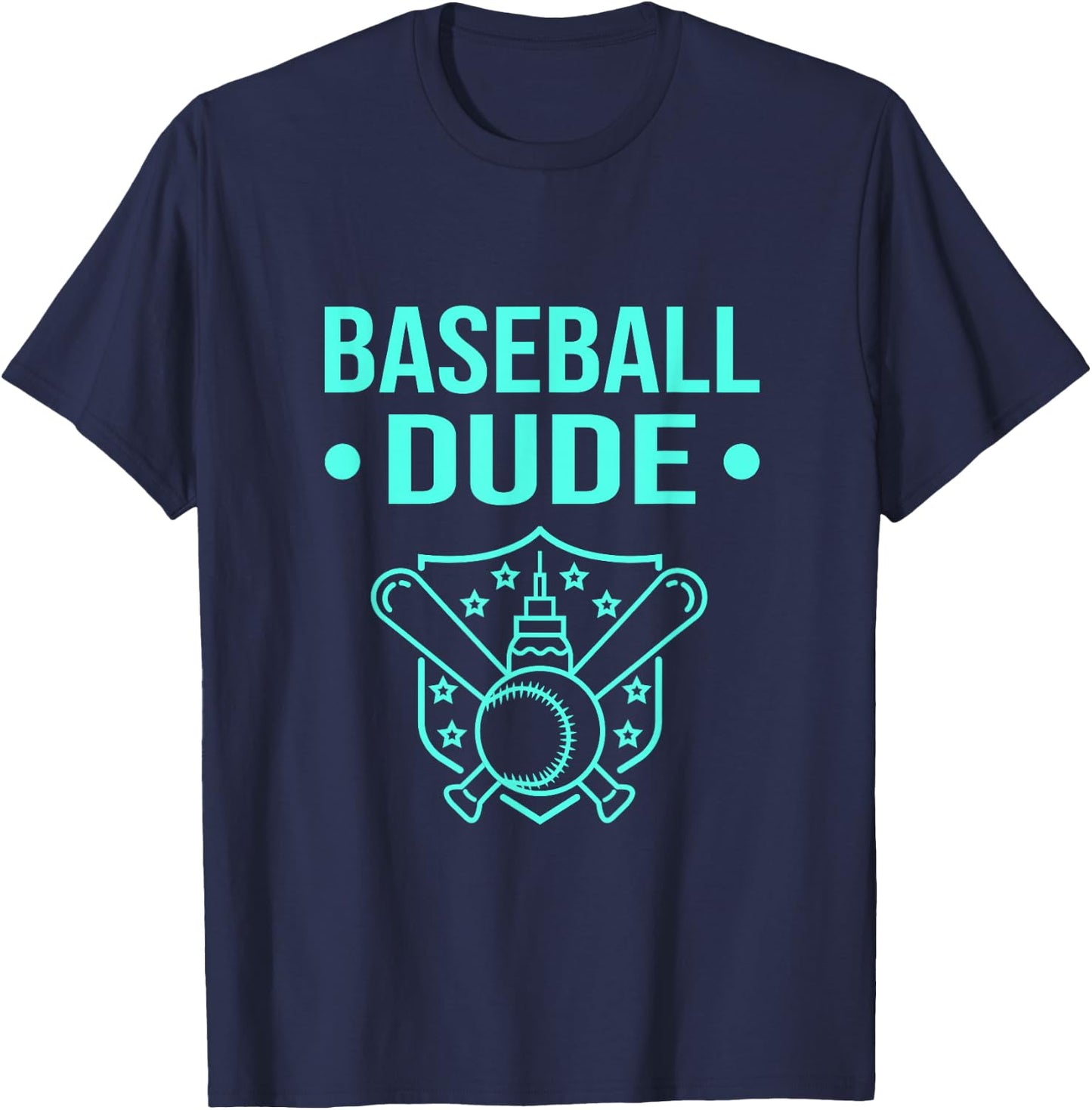 Perfect Baseball Dude Shirt Perfect Dude Merchandise Dude T-Shirt - T-Shirt | Navy