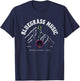 Bluegrass Appalachian Mountains Banjo Fiddle Picking Country T-Shirt - T-Shirt | Navy